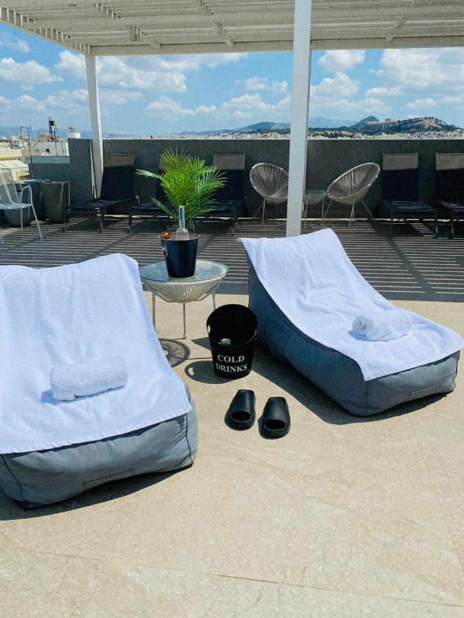 New 2Bd Aprt With Shared Rooftop Pool E2 Athens Exterior photo