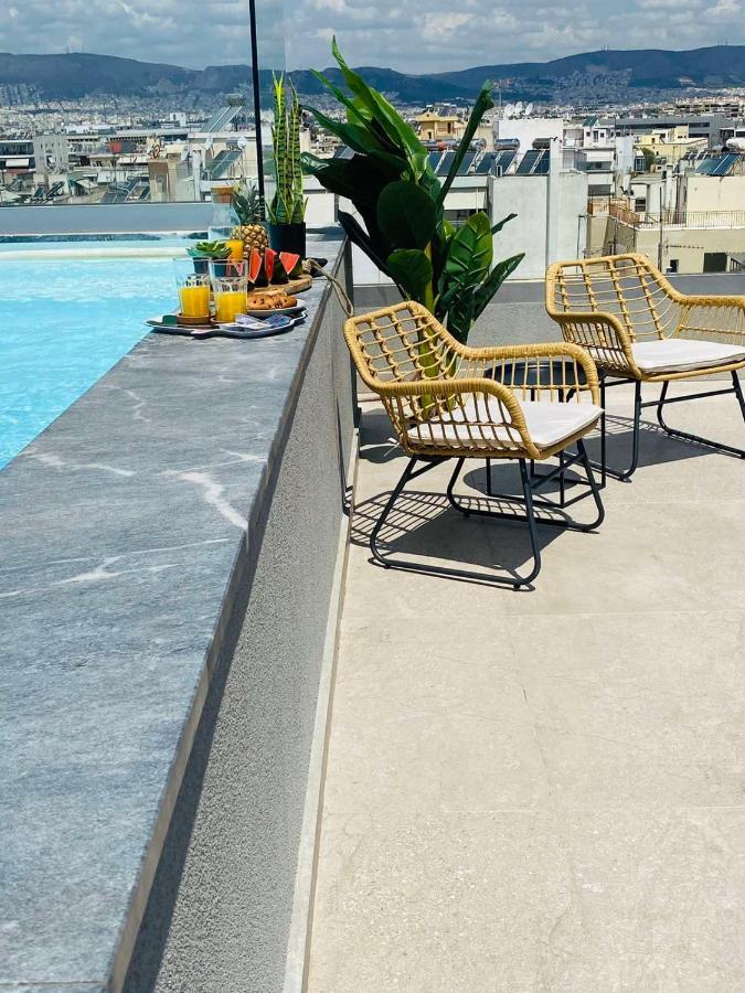 New 2Bd Aprt With Shared Rooftop Pool E2 Athens Exterior photo